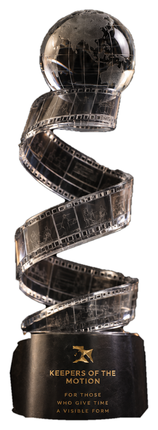 Keepers of the Motion trophy on a transparent background